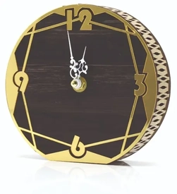 Ahşap Masaüstü Saat