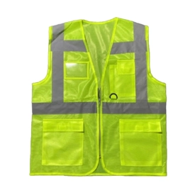 Hi-Vis Eko Mühendis Yelek Neon Sarı