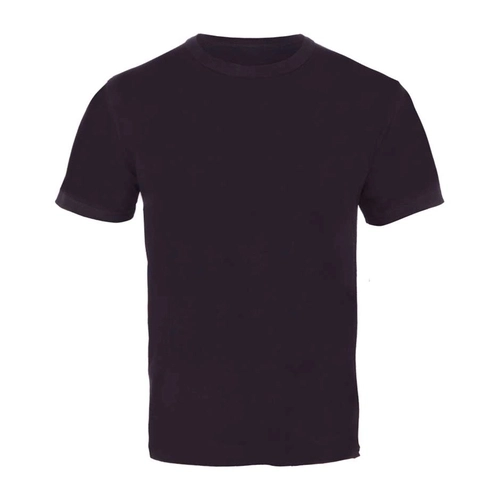 Bisiklet Yaka Open End Tişört Siyah