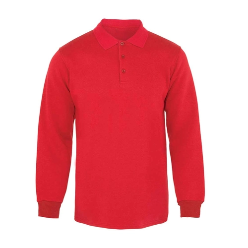 9867-3-KRM-S Polo Yaka 3 İplik Sweatshirt