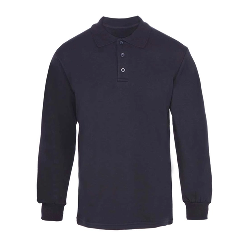 9867-3-SYH-M Polo Yaka 3 İplik Sweatshirt