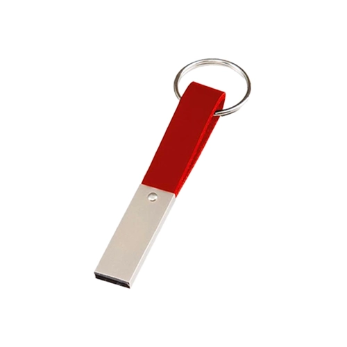 2033-64-KRM Deri Metal USB Bellek