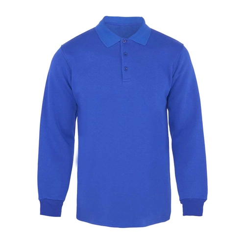 9867-3-SKS-XL Polo Yaka 3 İplik Sweatshirt