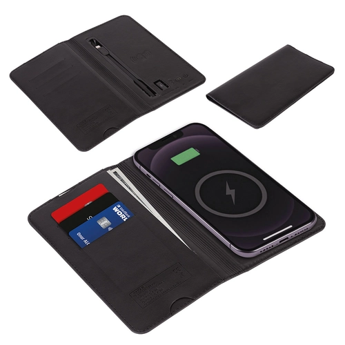 1209 Powerbank 5000 mAh Wireless Cüzdan
